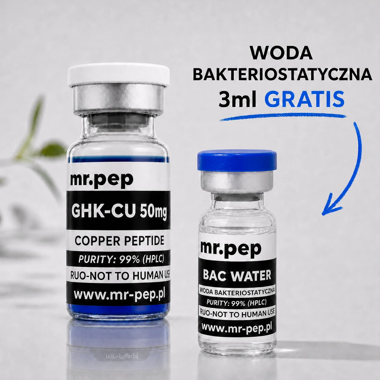 GHK-CU 50 mg - Fiolka laboratoryjna