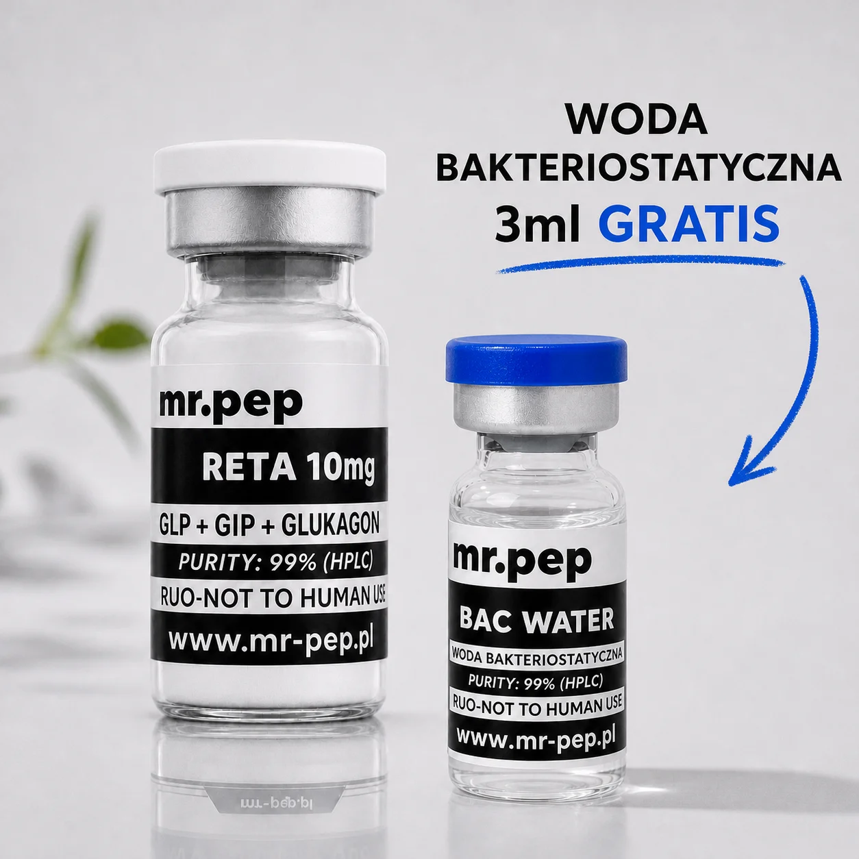 Reta GLP-3 10 mg - Raport HPLC