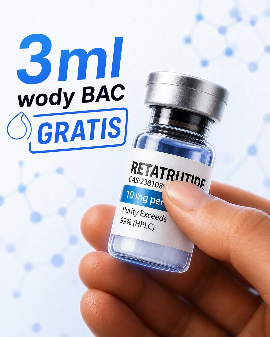 Retatrutide 10mg fiolka
